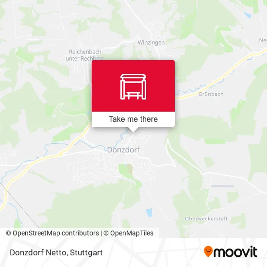 Карта Donzdorf Netto