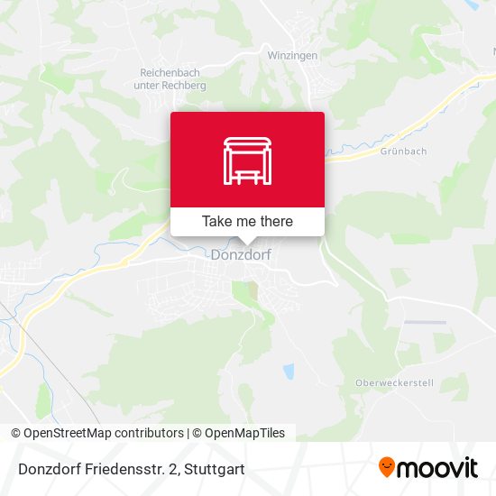 Donzdorf Friedensstr. 2 map