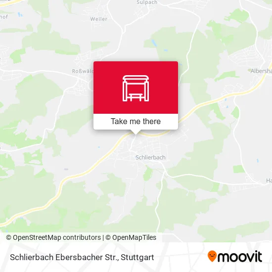 Карта Schlierbach Ebersbacher Str.