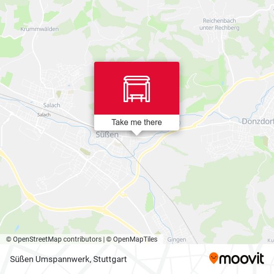 Süßen Umspannwerk map