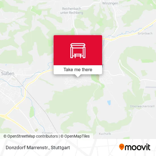 Карта Donzdorf Marrenstr.