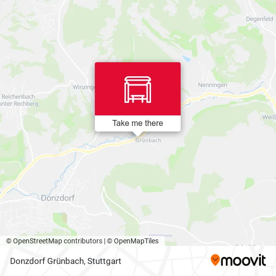 Карта Donzdorf Grünbach