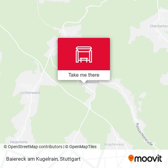 Карта Baiereck am Kugelrain
