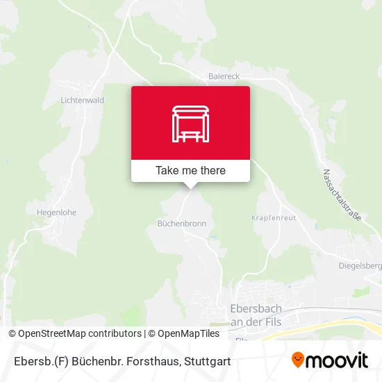 Карта Ebersb.(F) Büchenbr. Forsthaus