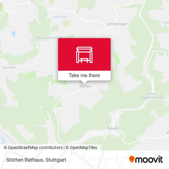 Stötten Rathaus map