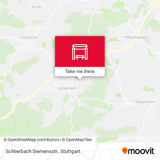 Карта Schlierbach Siemensstr.