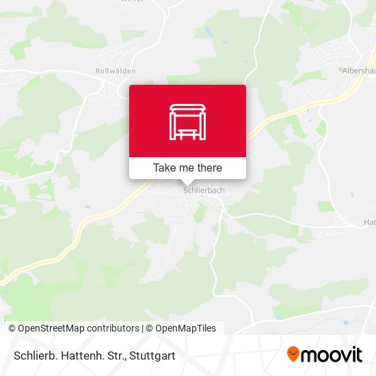 Schlierb. Hattenh. Str. map