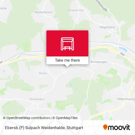Карта Ebersb.(F) Sulpach Weidenhalde