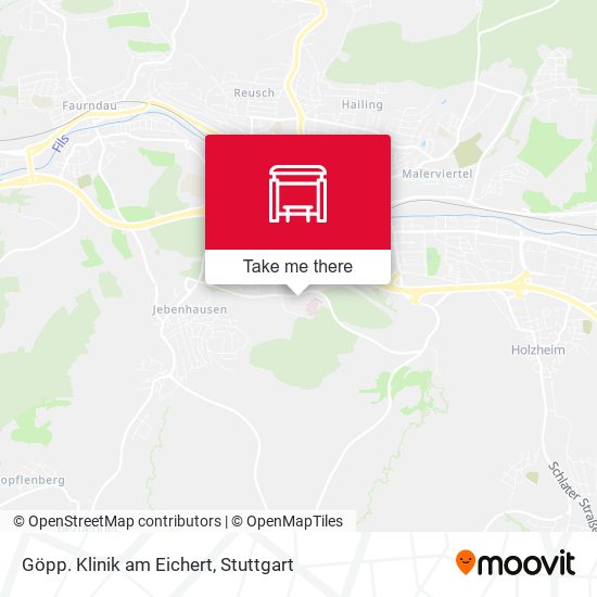 Göpp. Klinik am Eichert map