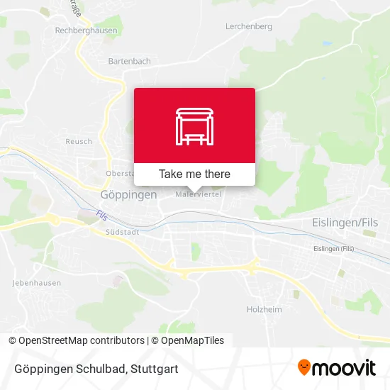 Карта Göppingen Schulbad