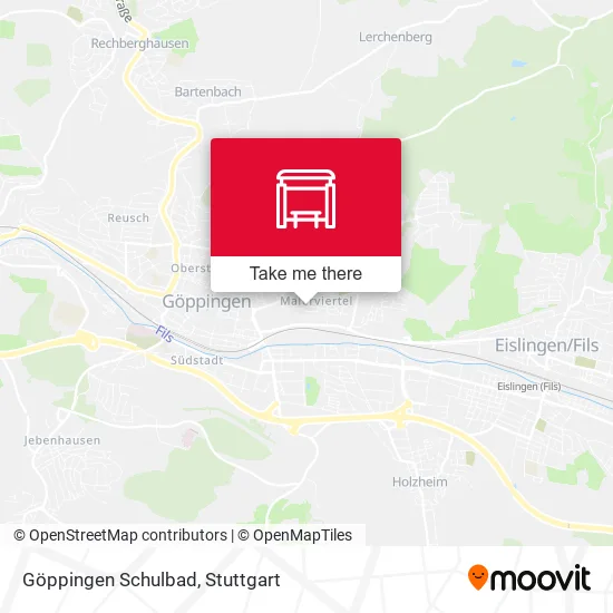 Карта Göppingen Schulbad