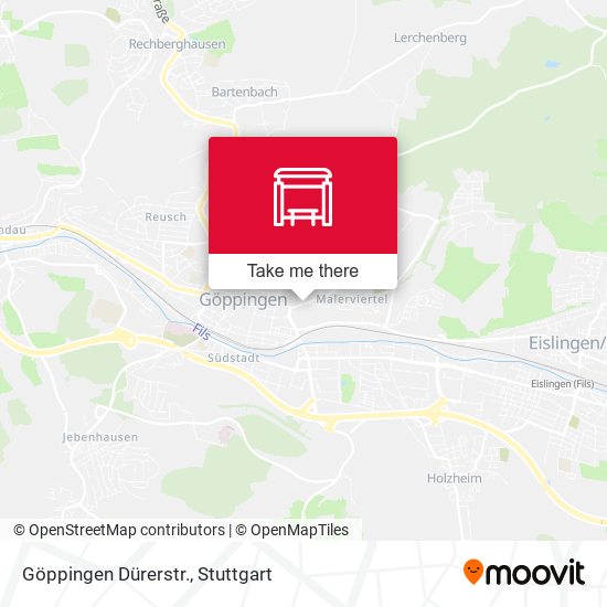 Göppingen Dürerstr. map