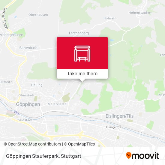 Göppingen Stauferpark map