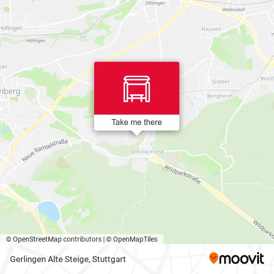 Карта Gerlingen Alte Steige