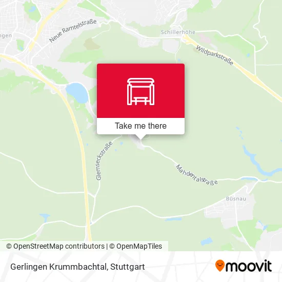 Карта Gerlingen Krummbachtal