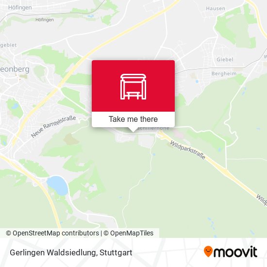 Карта Gerlingen Waldsiedlung