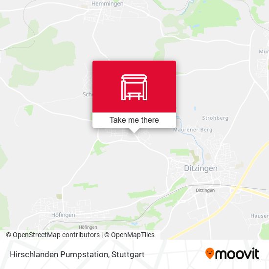 Hirschlanden Pumpstation map