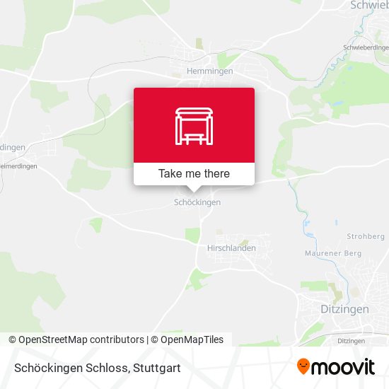 Schöckingen Schloss map