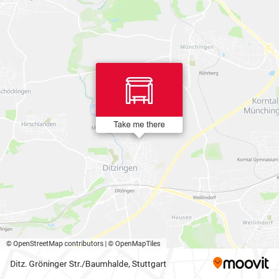 Карта Ditz. Gröninger Str./Baumhalde