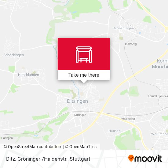 Ditz. Gröninger-/Haldenstr. map