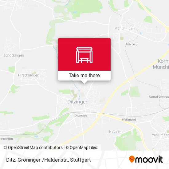 Карта Ditz. Gröninger-/Haldenstr.
