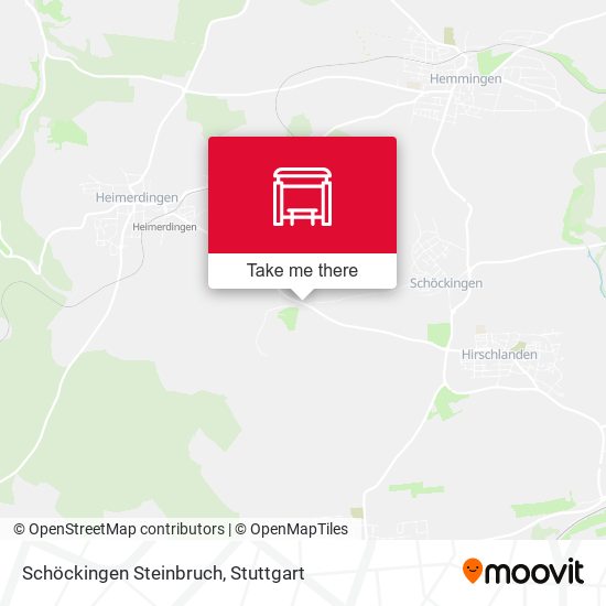 Schöckingen Steinbruch map