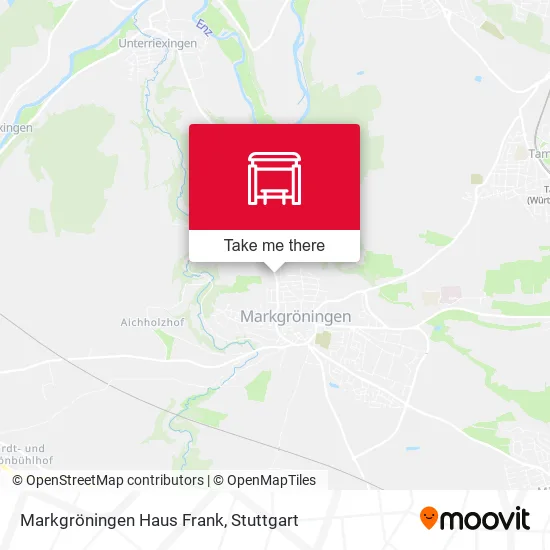 Карта Markgröningen Haus Frank