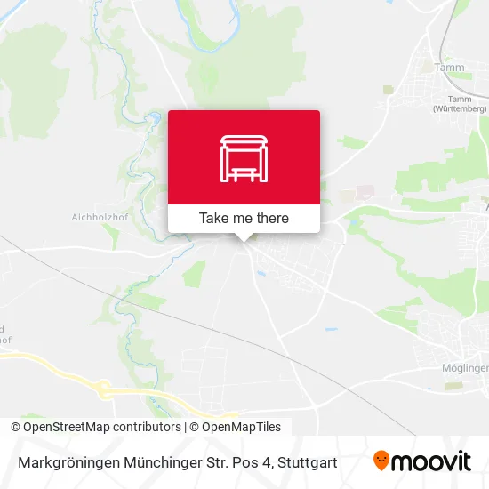 Карта Markgröningen Münchinger Str. Pos 4