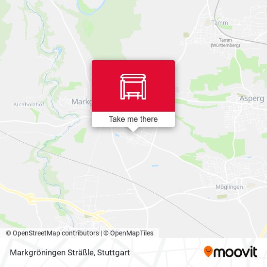 Карта Markgröningen Sträßle