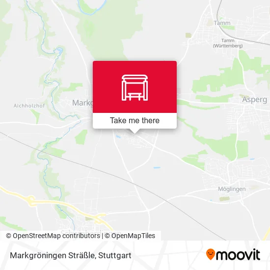 Карта Markgröningen Sträßle