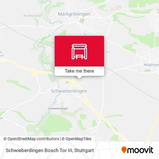 Schwieberdingen Bosch Tor III map