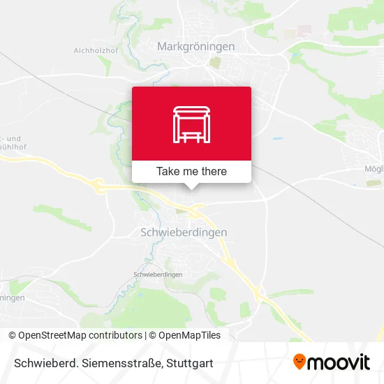Карта Schwieberd. Siemensstraße