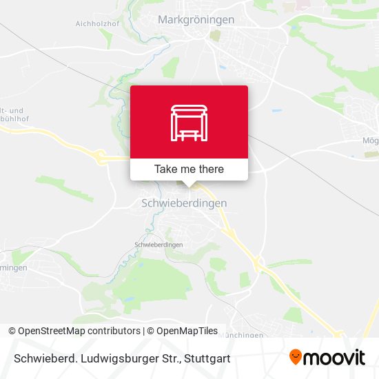 Карта Schwieberd. Ludwigsburger Str.