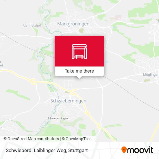 Schwieberd. Laiblinger Weg map