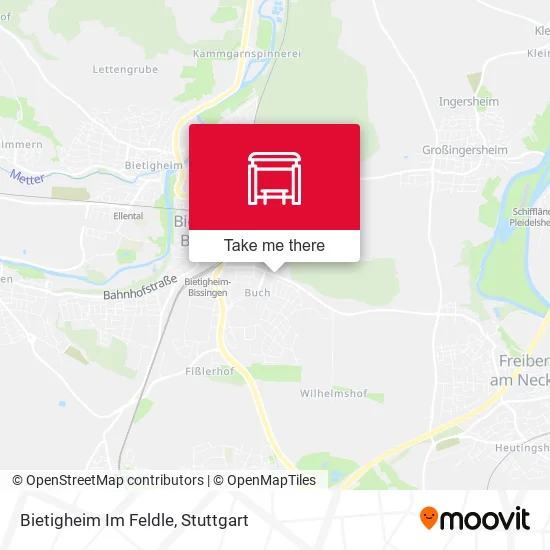 Карта Bietigheim Im Feldle