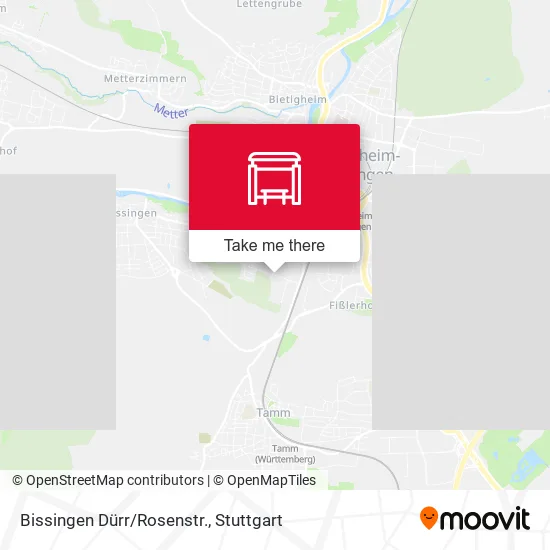 Карта Bissingen Dürr/Rosenstr.
