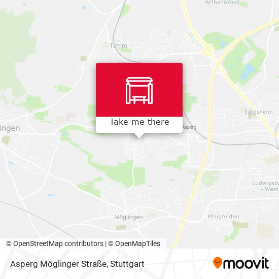 Карта Asperg Möglinger Straße