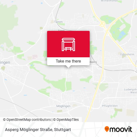 Asperg Möglinger Straße map