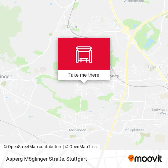 Карта Asperg Möglinger Straße