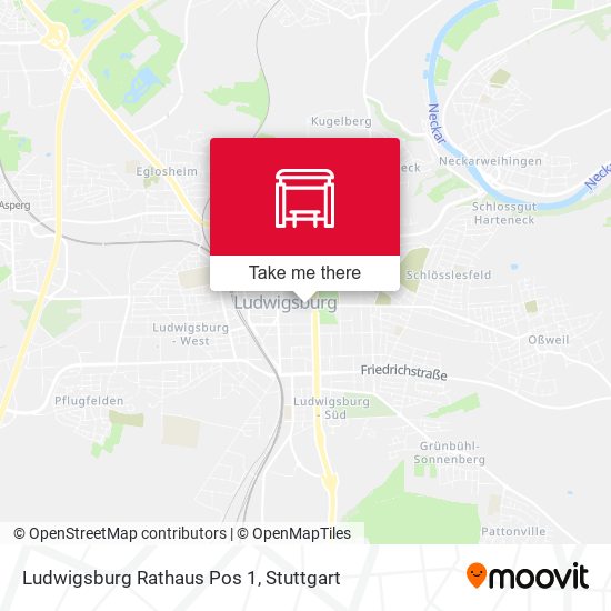 Ludwigsburg Rathaus Pos 1 map