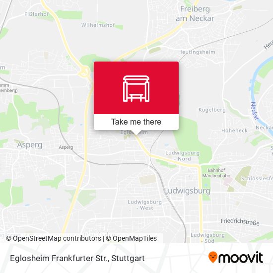Карта Eglosheim Frankfurter Str.