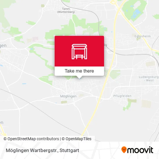 Möglingen Wartbergstr. map