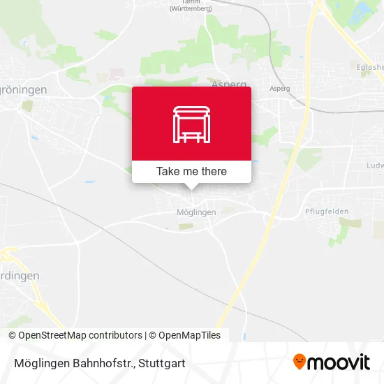 Карта Möglingen Bahnhofstr.