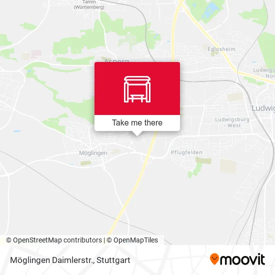 Карта Möglingen Daimlerstr.