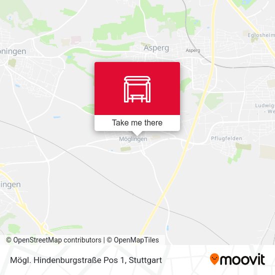 Карта Mögl. Hindenburgstraße Pos 1