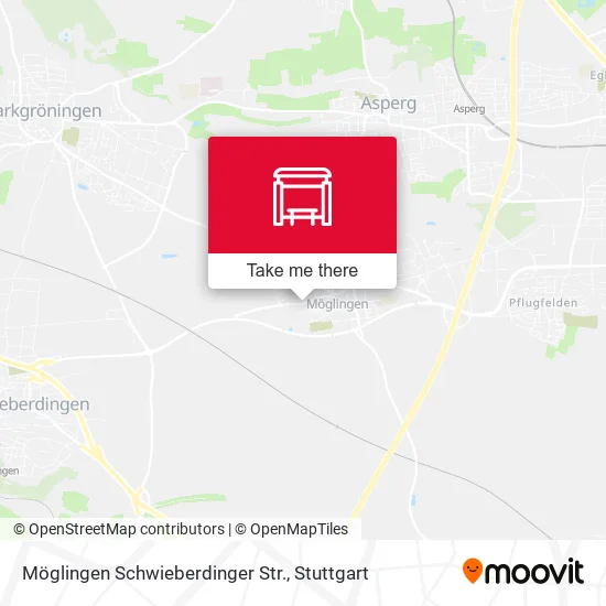 Карта Möglingen Schwieberdinger Str.