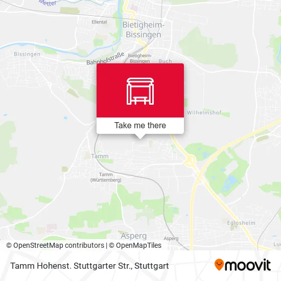 Карта Tamm Hohenst. Stuttgarter Str.