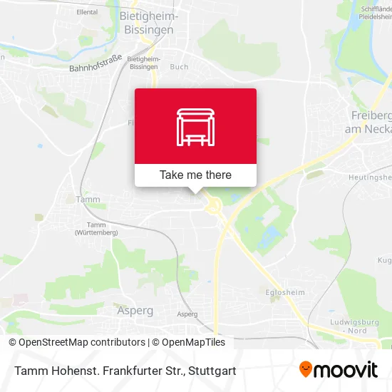 Карта Tamm Hohenst. Frankfurter Str.