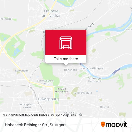 Hoheneck Beihinger Str. map