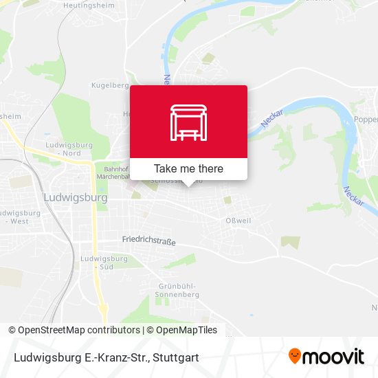 Карта Ludwigsburg E.-Kranz-Str.